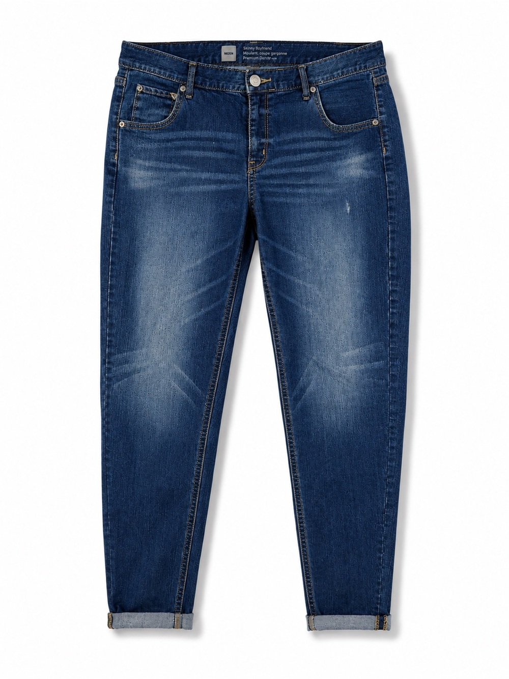 Mossimo Skinny Boyfriend Premium Denim Jeans Size 10 Blue